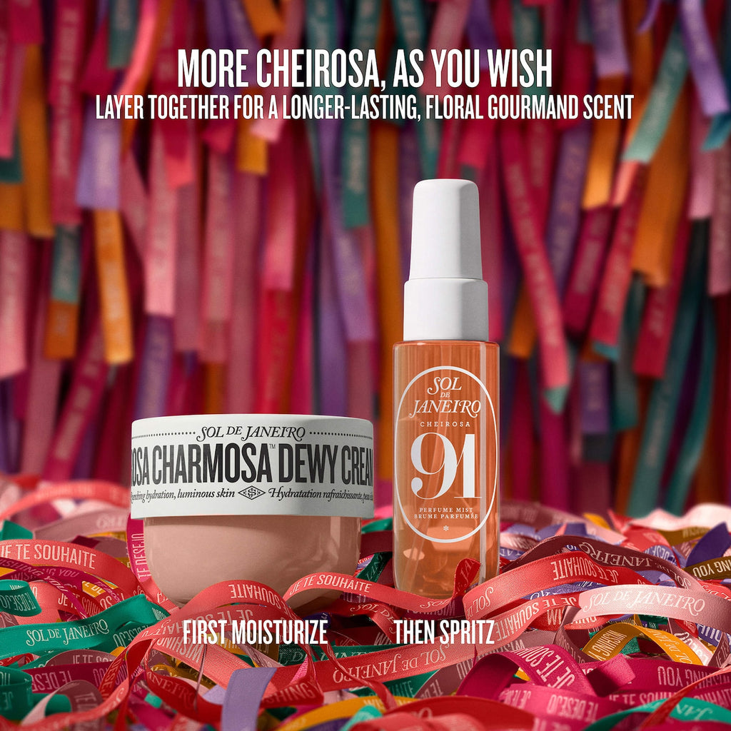Sol de Janeiro  Rosa & Shine Dewy Body Cream & Floral Gourmand Fragrance Duo Pre orden