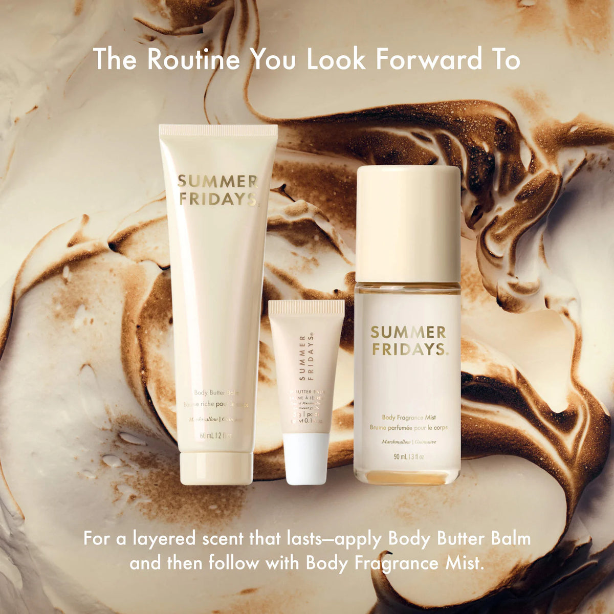 Summer Fridays  Marshmallow Minis - Body and Lip Set Pre Orden