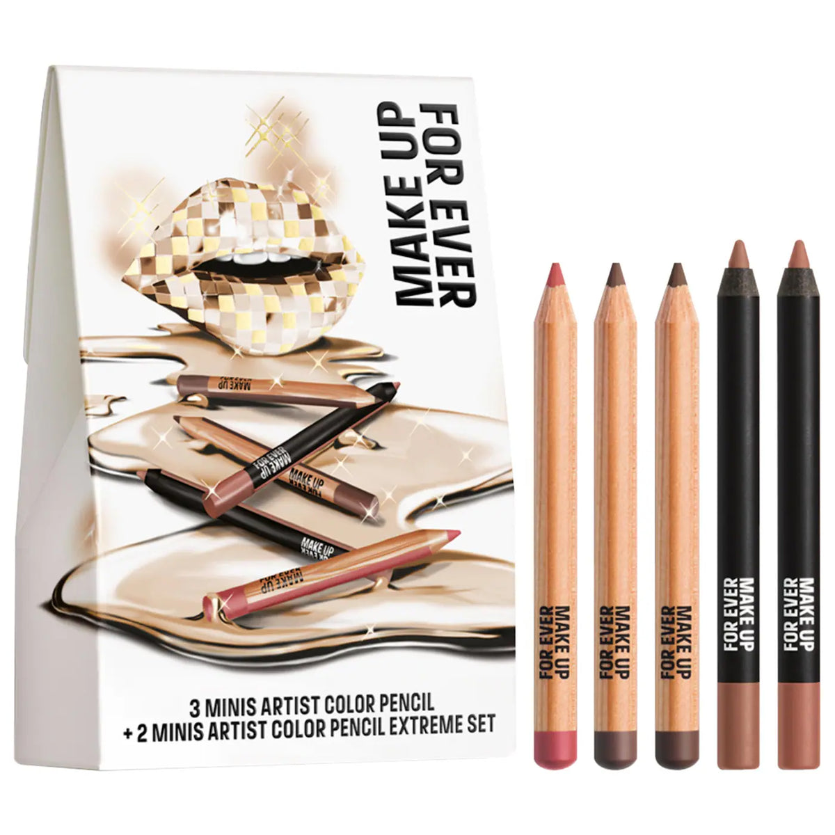 MAKE UP FOR EVER  Mini Artist Color Pencil Original & Extreme Long-lasting Lip Liner Set Pre Orden