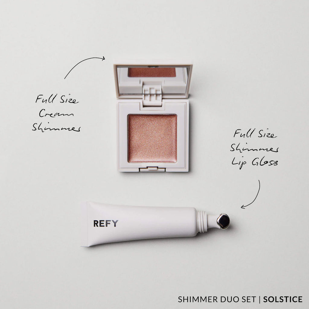 REFY  Shimmer Lip Gloss & Cream Highlighter Duo Gift Set Pre orden