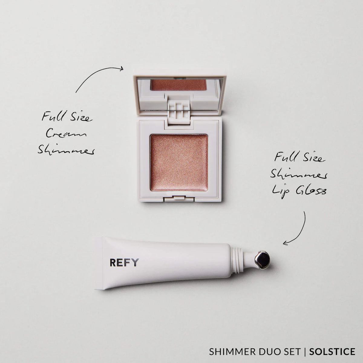 REFY  Shimmer Lip Gloss & Cream Highlighter Duo Gift Set Pre orden