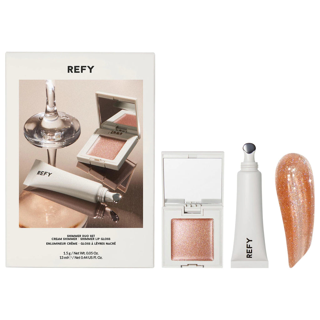 REFY  Shimmer Lip Gloss & Cream Highlighter Duo Gift Set Pre orden