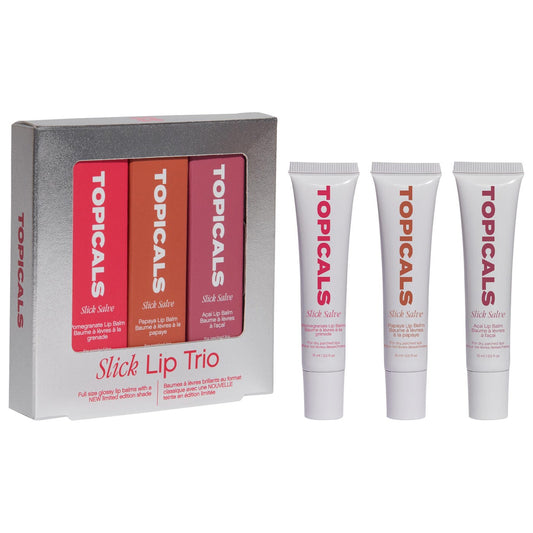 Topicals Slick Salve Glossy Lip Balm Trio